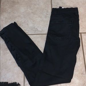 Dynamite jeans with braided detail